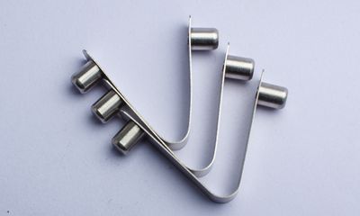 雙珠V型彈片 五金彈片定制