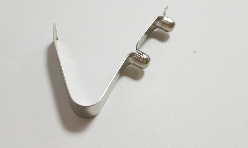 單邊空心雙珠彈片 五金彈片 彈片沖壓件